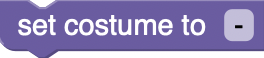 Block for costumeSet